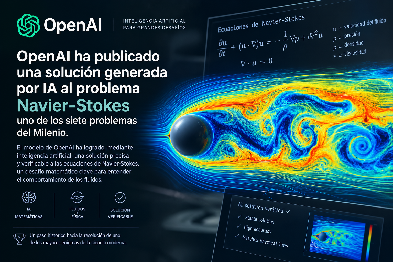Sobre el problema del premio Milenio Navier–Stokes